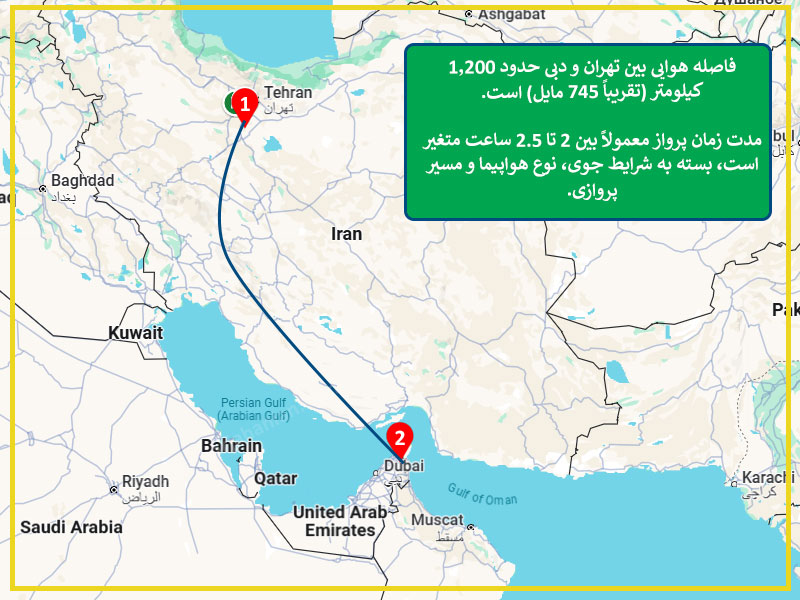 ارسال بار هوایی به دبی