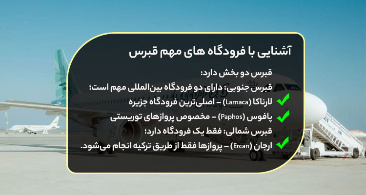 فرودگاه های بین المللی قبرس